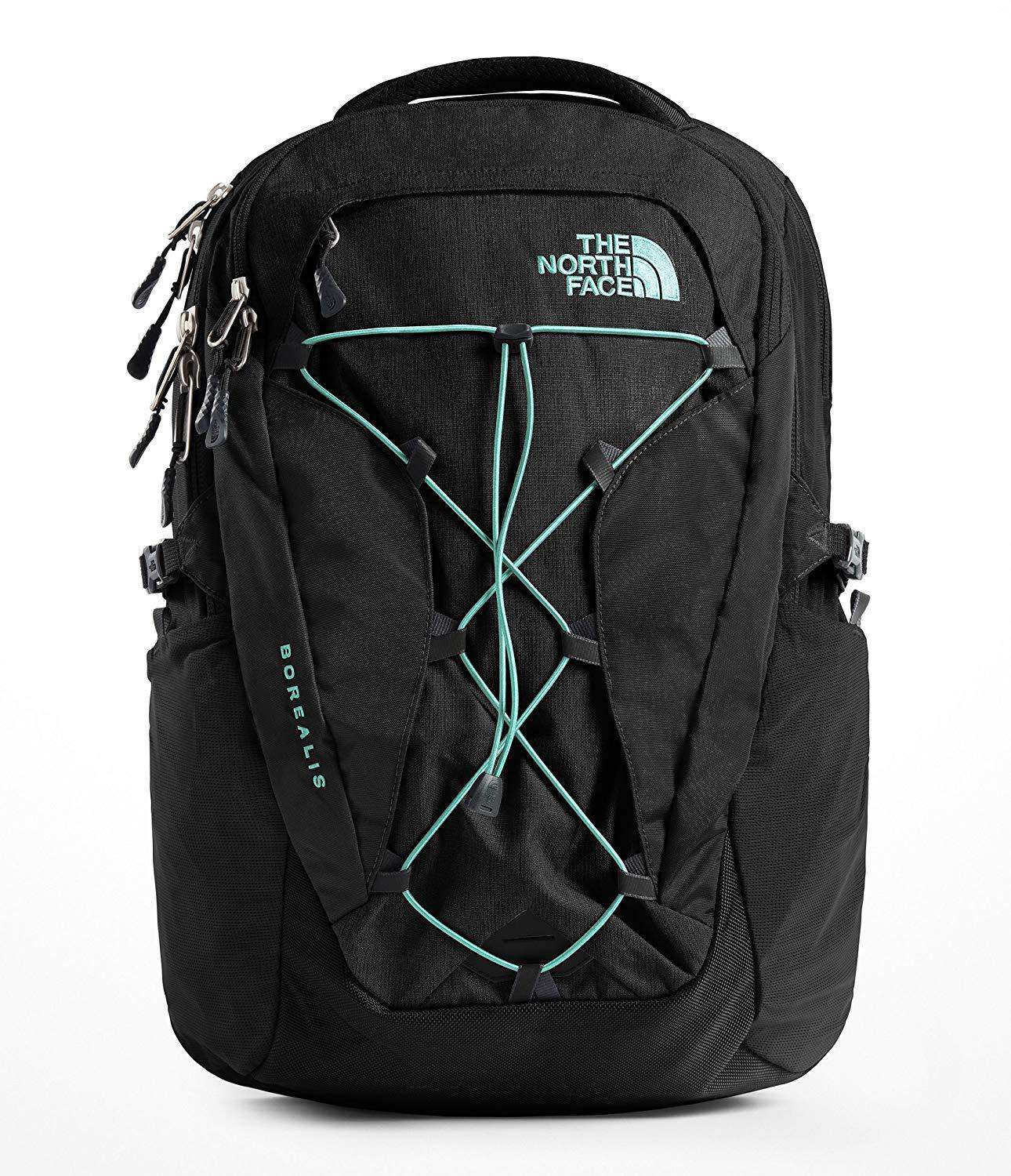 north face borealis backpack teal Women's Borealis Backpack by The North Face TNF White Heather and Mid Grey