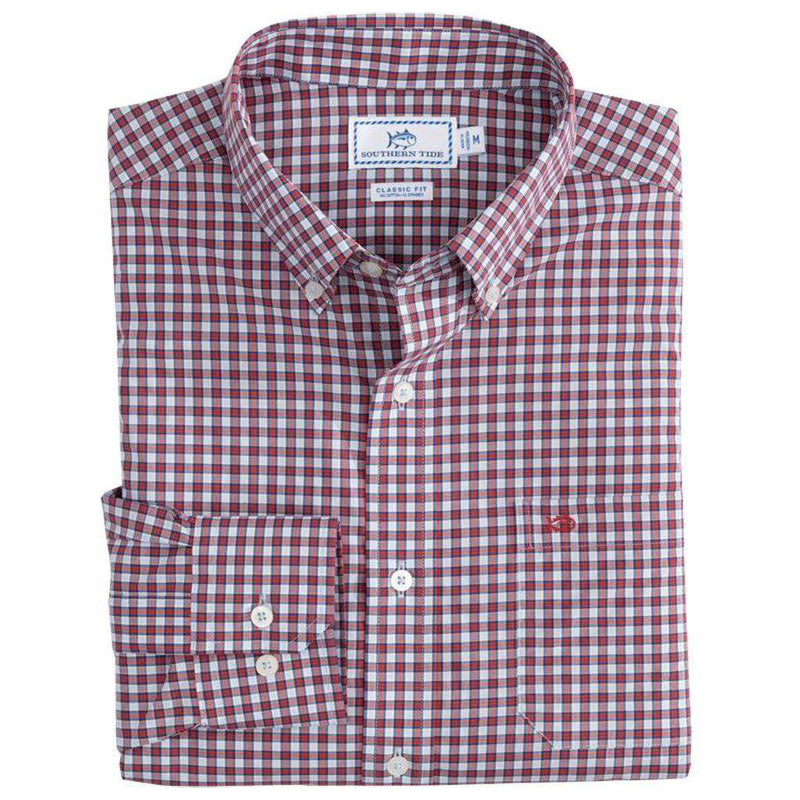 Bluefin Check Button Down Shirt by Southern Tide - Country Club Prep