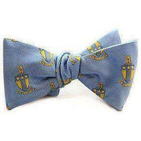 Alpha Tau Omega Bow Tie in Light Blue by Dogwood Black - Country Club Prep