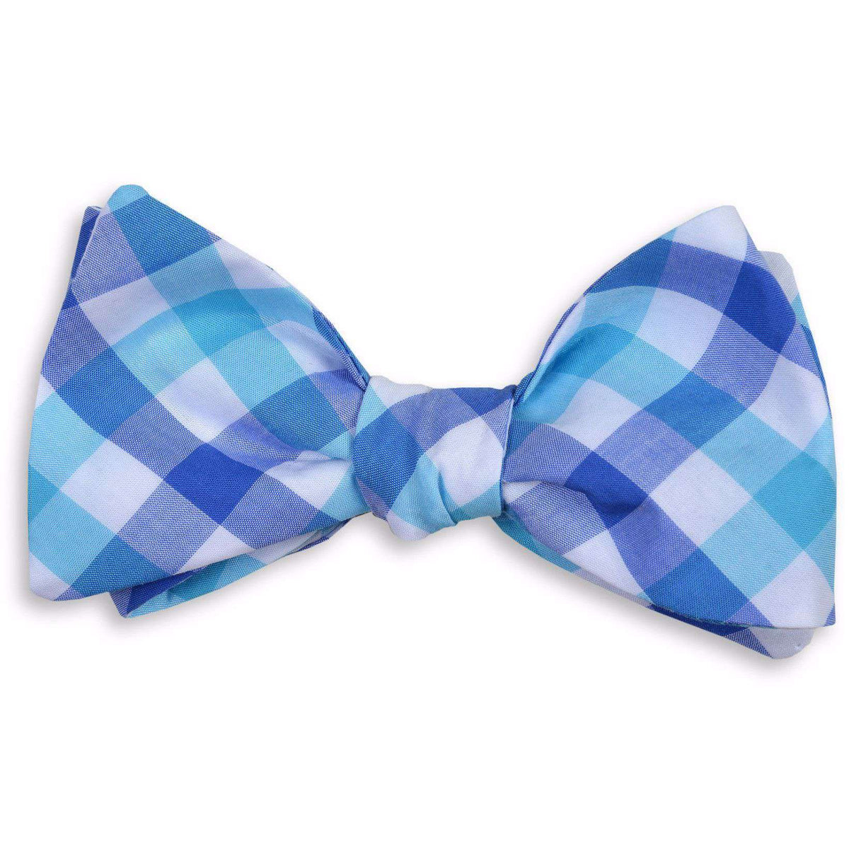 Battery Check Bow Tie in Blue by High Cotton - Country Club Prep