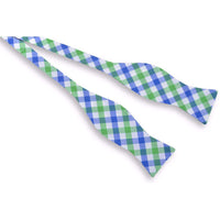 Battery Check Bow Tie in Green by High Cotton - Country Club Prep