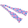 Battery Check Bow Tie in Pink by High Cotton - Country Club Prep