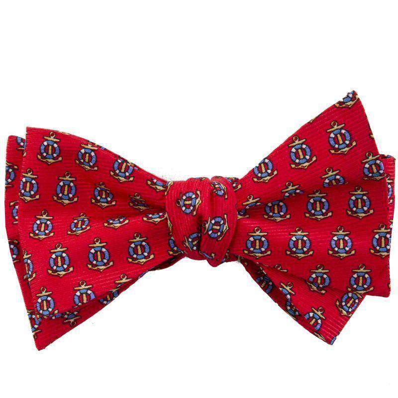 Beach Club Bow Tie in Red by Southern Proper - Country Club Prep