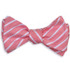 Beacon Stripe Bow Tie in Red by High Cotton - Country Club Prep
