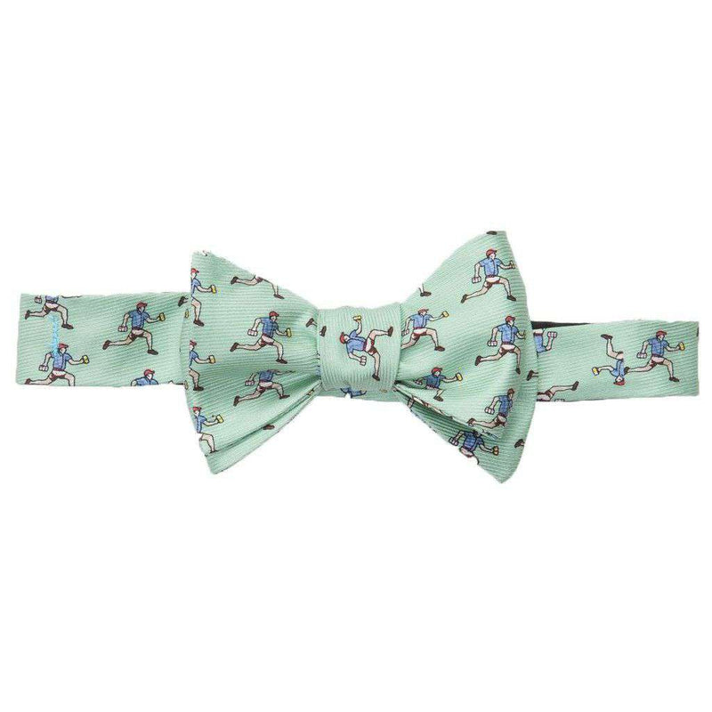 Beer Run Bow Tie in Green by Southern Proper - Country Club Prep