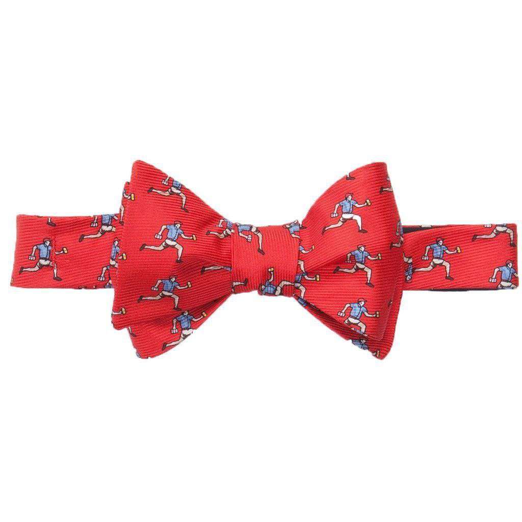 Beer Run Bow Tie in Red by Southern Proper - Country Club Prep