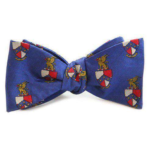 Beta Theta Pi Bow Tie in Blue by Dogwood Black - Country Club Prep