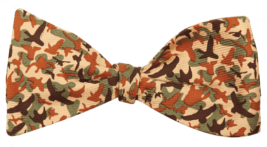 Bird Camo Bow Tie in Green by Southern Proper - Country Club Prep