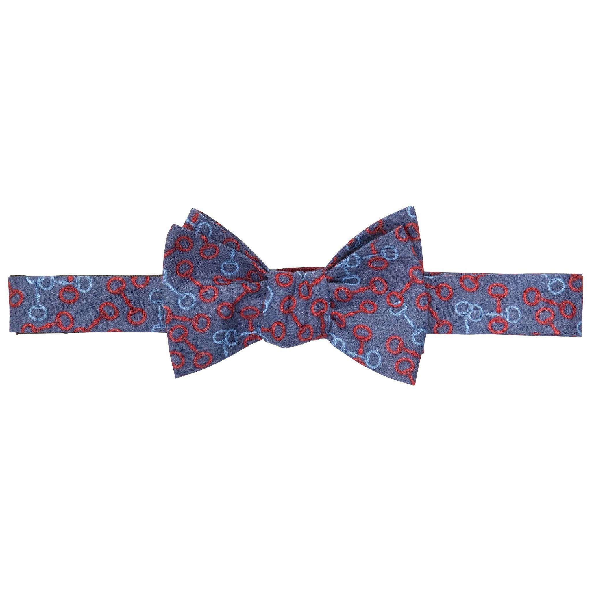 Bit O' Derby Bow Tie in Navy and Red by Southern Proper - Country Club Prep