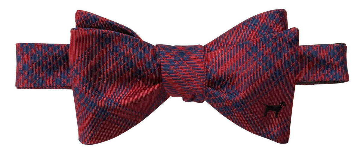 Black Lab Bow Tie in Red by Southern Proper - Country Club Prep