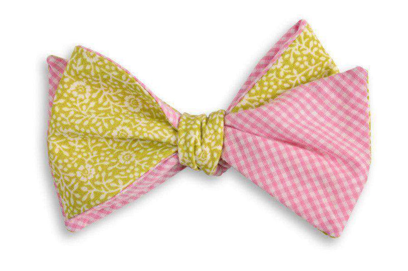 Brookgreen Floral Reversible Bow Tie by High Cotton - Country Club Prep