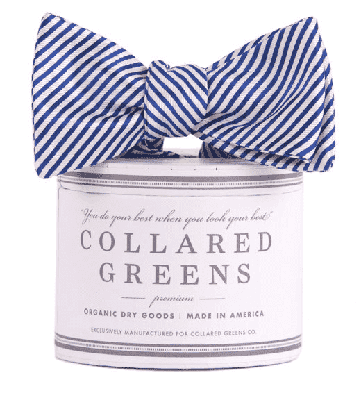 CG Stripes Bow in Navy by Collared Greens - Country Club Prep