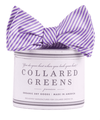 CG Stripes Bow in Black by Collared Greens