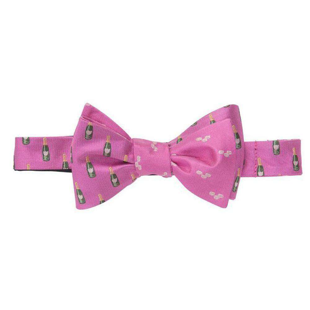 Champagne and Aspirin Bow Tie in Pink by Southern Proper - Country Club Prep