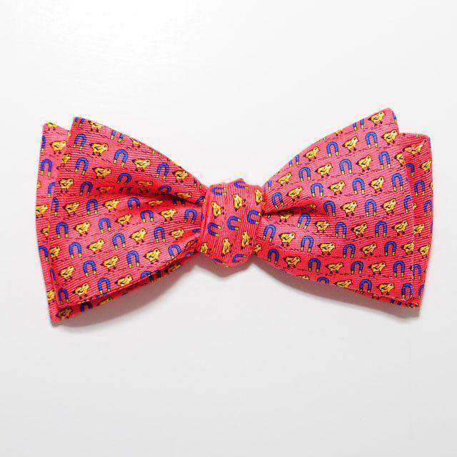 Chick Magnet Bow Tie in Pink by Peter-Blair - Country Club Prep