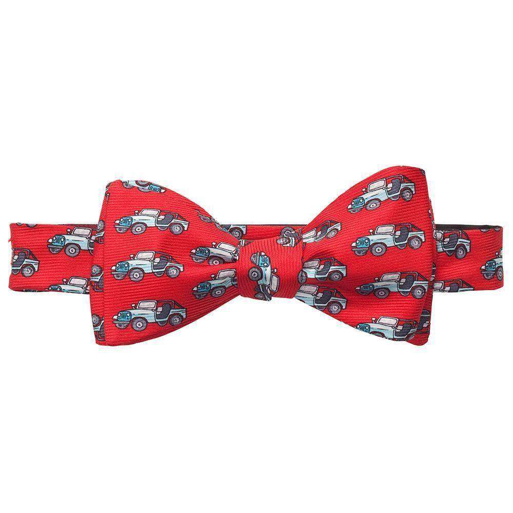 CJ-7 Bow Tie in Red by Southern Proper - Country Club Prep
