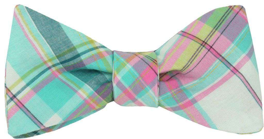 Clearwater Madras Bow Tie in Pastel Madras by High Cotton - Country Club Prep