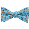 Cocktail Hour Bow Tie in Turquoise by Southern Proper - Country Club Prep