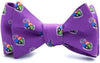 Delta Tau Delta Bow Tie in Purple by Dogwood Black - Country Club Prep