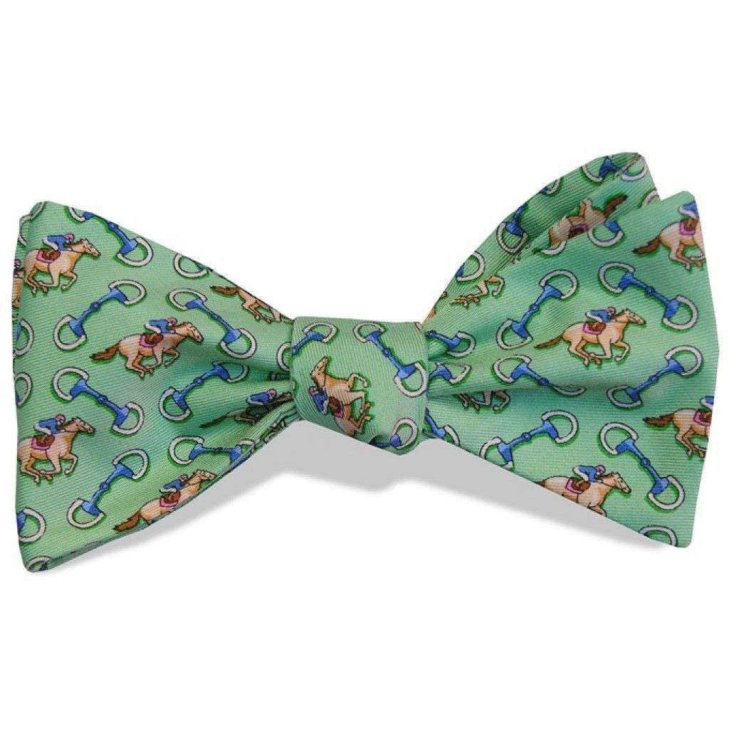 Derby Dreams Bow Tie in Mint by Bird Dog Bay - Country Club Prep