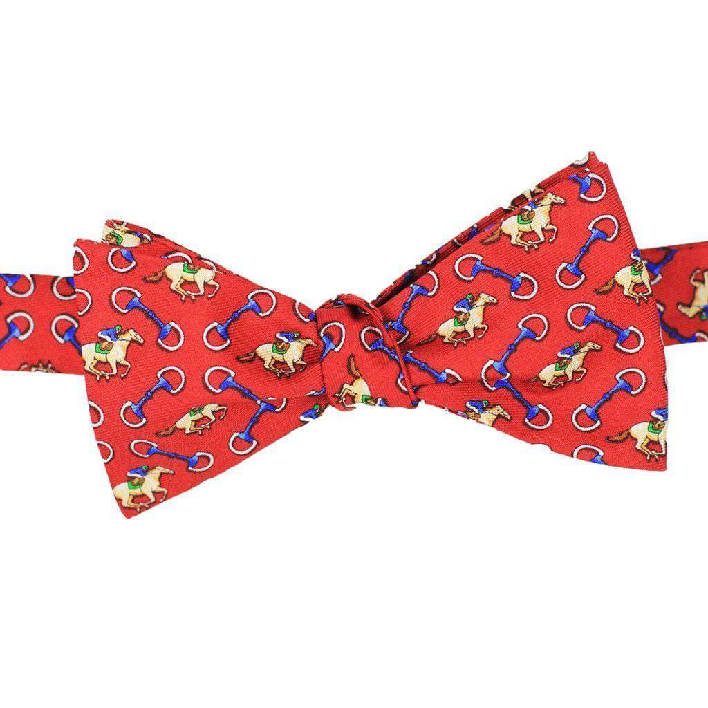 Derby Dreams Bow Tie in Red by Bird Dog Bay - Country Club Prep