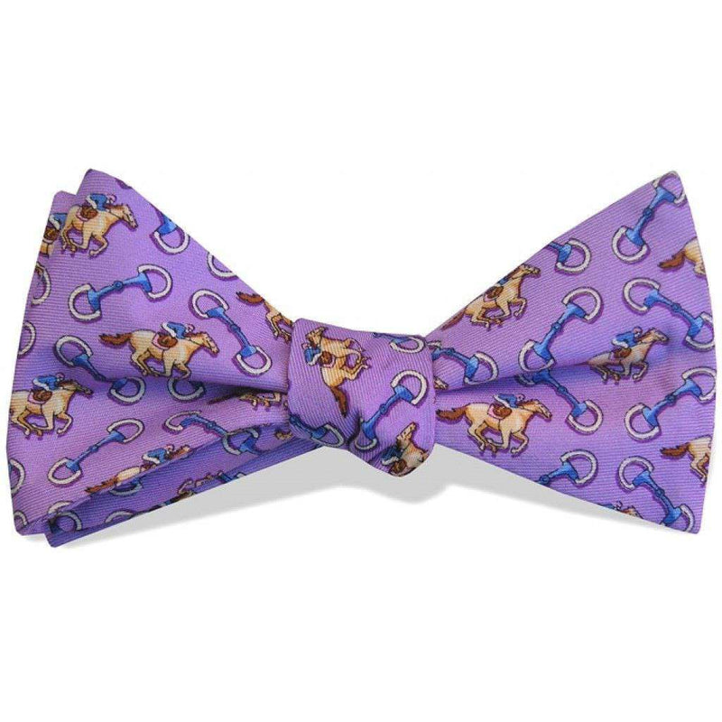 Derby Dreams Bow Tie in Violet by Bird Dog Bay - Country Club Prep