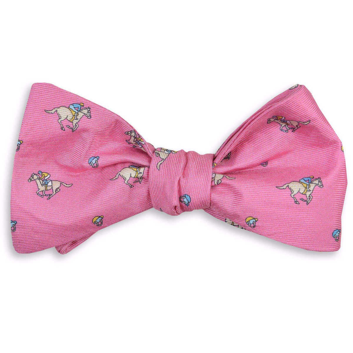 Derby Silk Bow Tie in Pink by High Cotton - Country Club Prep