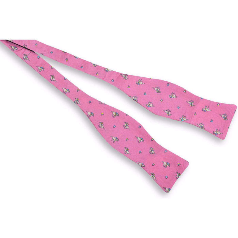 Derby Silk Bow Tie in Pink by High Cotton - Country Club Prep