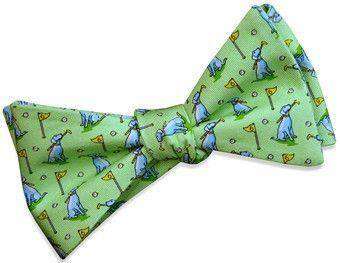Dogleg on Six Bow Tie in Soft Green by Bird Dog Bay - Country Club Prep