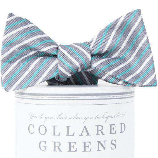 Emerson Bow Tie in Grey by Collared Greens - Country Club Prep