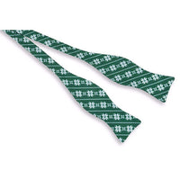 Fair Isle Bow Tie in Green by High Cotton - Country Club Prep