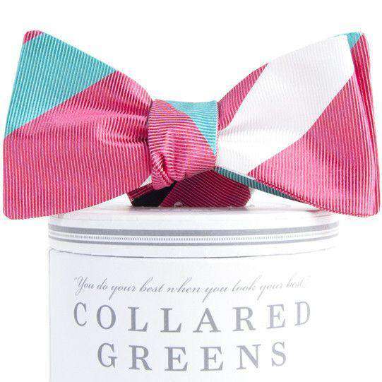 Faulkner Bow Tie in Coral Red by Collared Greens - Country Club Prep