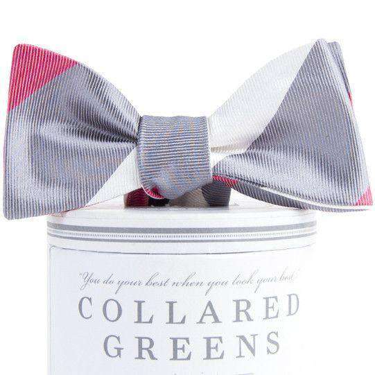 Faulkner Bow Tie in Grey by Collared Greens - Country Club Prep