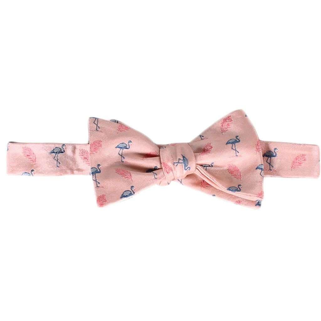 Flamingo Bow Tie in Scallop by Southern Proper - Country Club Prep
