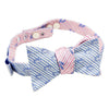 Flip Flop Seersucker Bow Tie in Pink and Ocean Channel by Southern Tide - Country Club Prep
