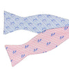Flip Flop Seersucker Bow Tie in Pink and Ocean Channel by Southern Tide - Country Club Prep