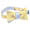 Flip Flop Seersucker Bow Tie in Sunglow and Ocean Channel by Southern Tide - Country Club Prep