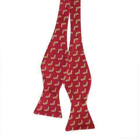 Florida State Gameday Bowtie in Garnet by State Traditions - Country Club Prep