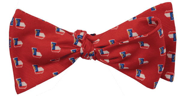 Georgia Traditional Bowtie in Red by State Traditions and Southern Proper - Country Club Prep
