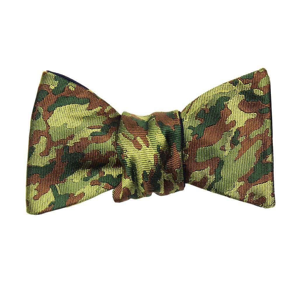 Golden Rooster and Camo Bow Tie by Social Primer - Country Club Prep