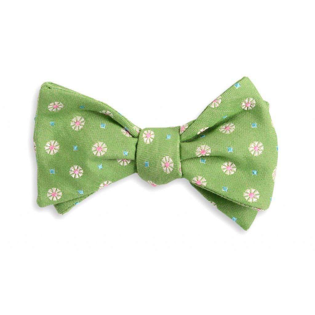 Green Avery Bow Tie by High Cotton - Country Club Prep