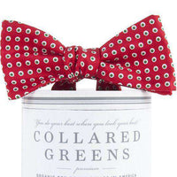 Holiday Dots Bow Tie in Red by Collared Greens - Country Club Prep