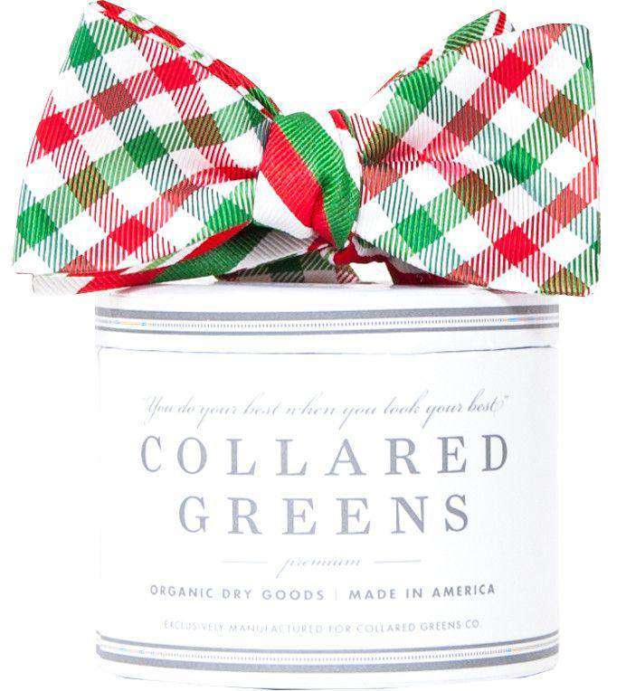 Holiday Quad Bow in Red/Green by Collared Greens - Country Club Prep