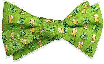 Hoppy Hour Bow Tie in Lime by Bird Dog Bay - Country Club Prep