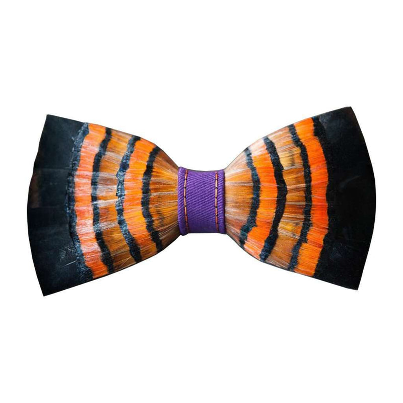 Howard's Rock 2.0 Feather Bow Tie by Brackish Bow Ties - Country Club Prep