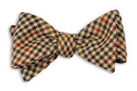 Hunter Guncheck Bow Tie in Tan by High Cotton - Country Club Prep