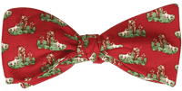 Hunter & Son Bow Tie in Red by Southern Proper - Country Club Prep