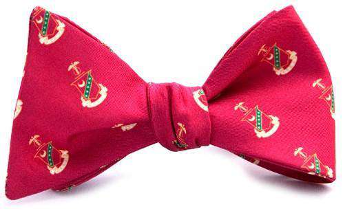 Kappa Sigma Bow Tie in Scarlet by Dogwood Black - Country Club Prep
