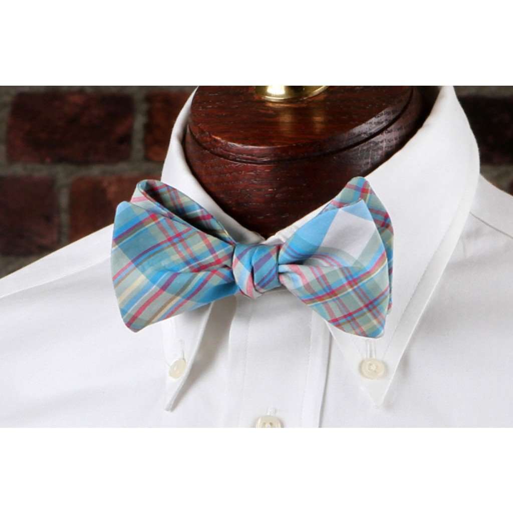 Kitty Hawk Madras Bow Tie by High Cotton - Country Club Prep