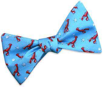 Lobster Pound Bow Tie in Blue by Bird Dog Bay - Country Club Prep